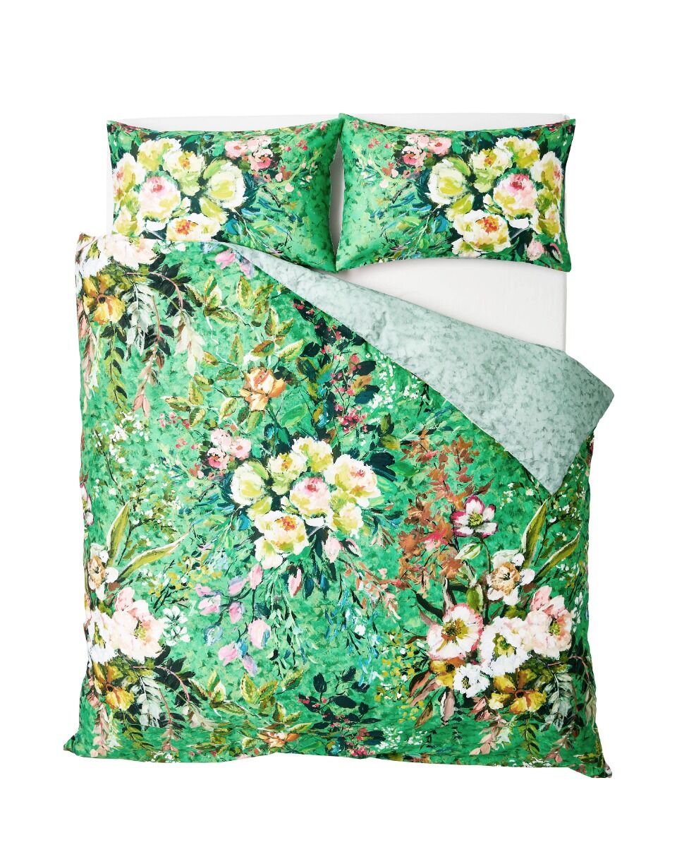 Designers Guild Margaretta Emerald Green Bedding
