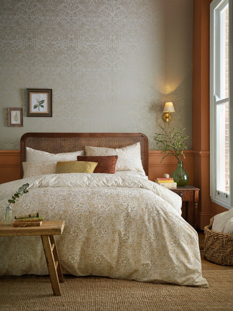 William Morris At Home Marigold Honey Bedding