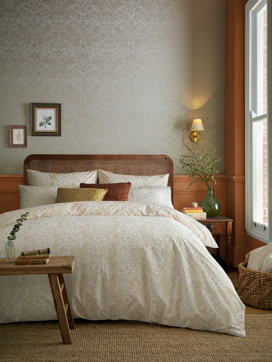 William Morris At Home Marigold Honey Bedding