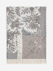 Laura Ashley Marlbrook Jacquard Truffle 120x170cm Throw