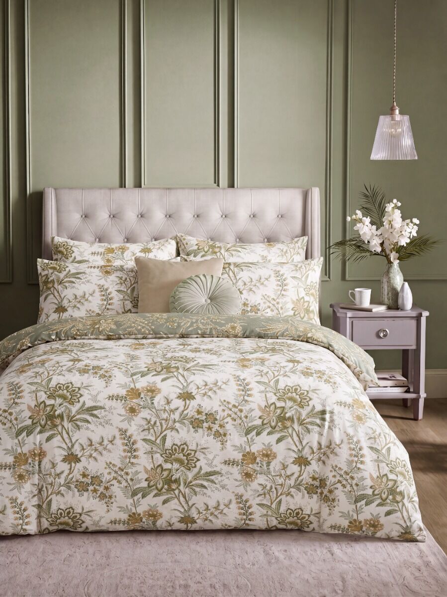 Laura Ashley Marlbrook Sage Bedding