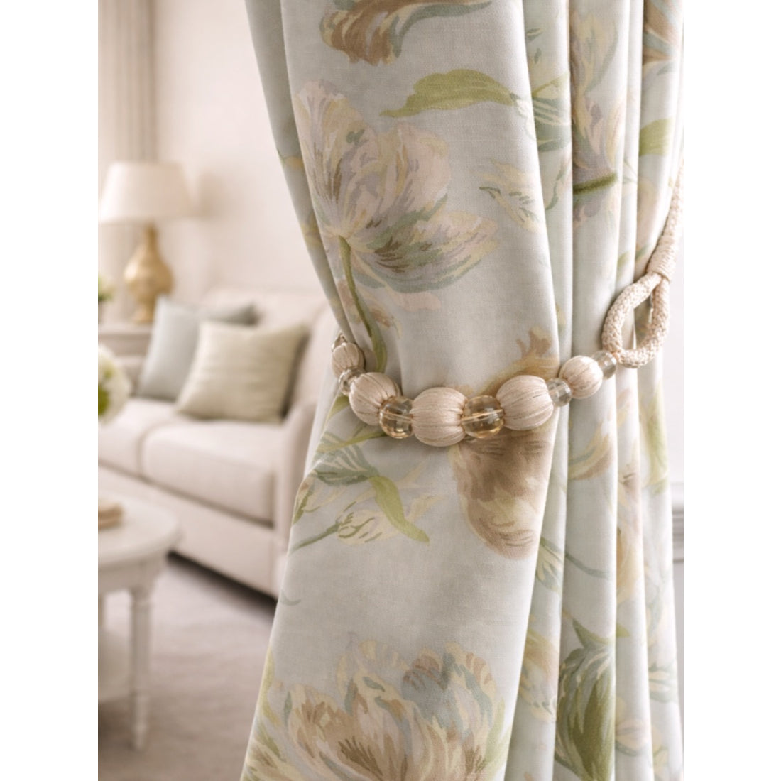 Laura Ashley Marrion Tieback, Plaster 1 Pair