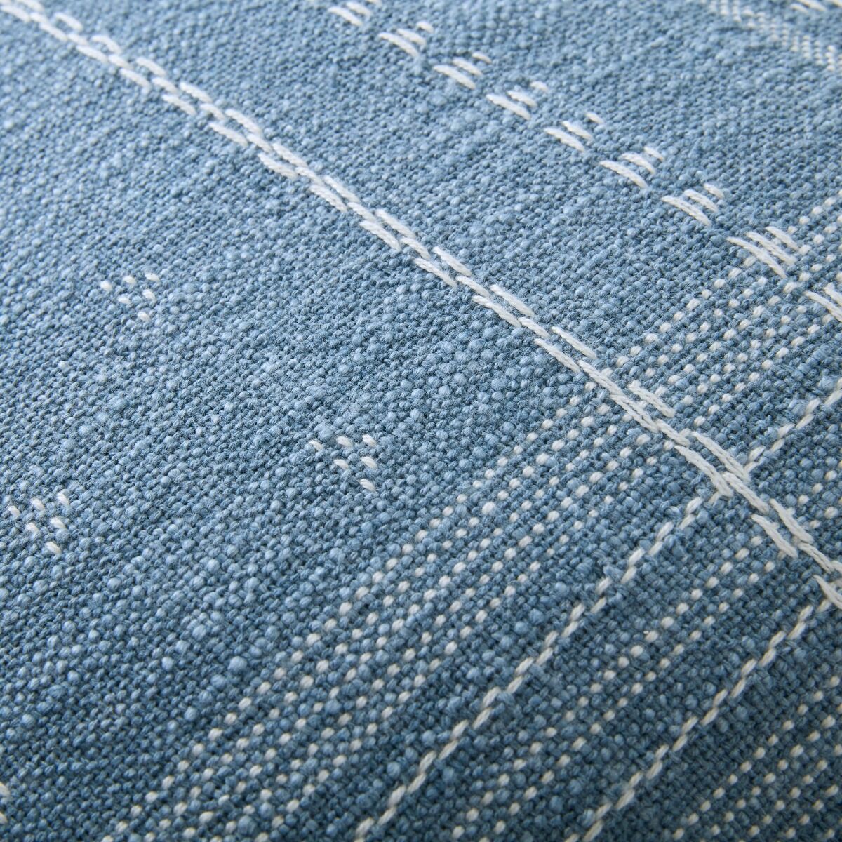 Laura Ashley Mawsley Denim Blue Microfibre 45x45cm Cushion