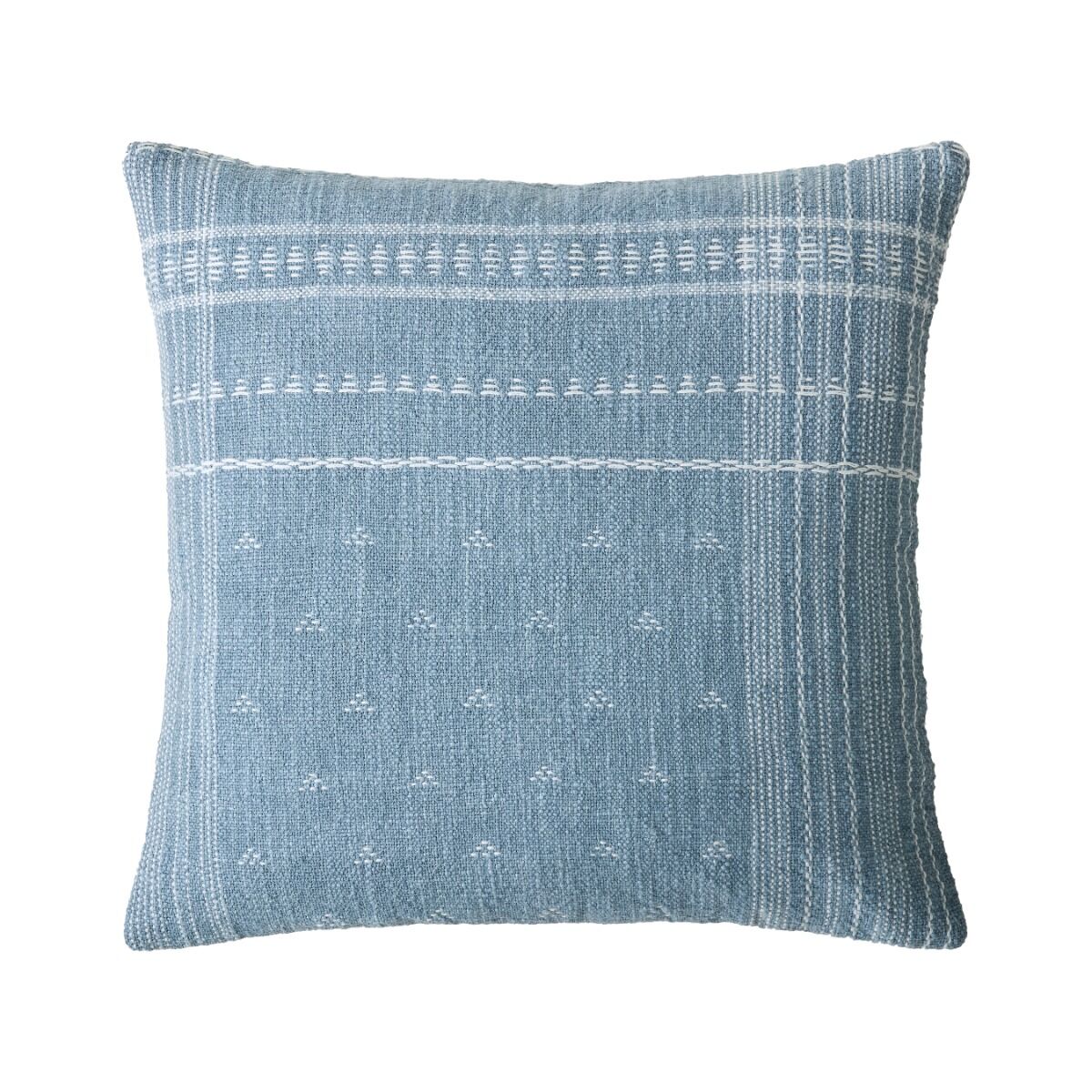 Laura Ashley Mawsley Denim Blue Microfibre 45x45cm Cushion
