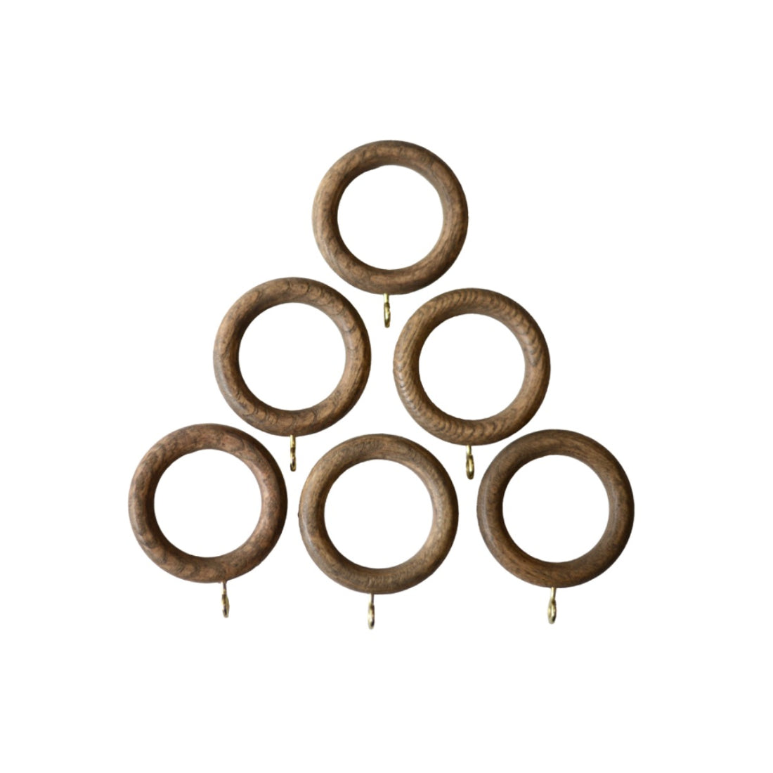 Laura Ashley Mitchell 28mm Eyelet Pole, Light Chestnut