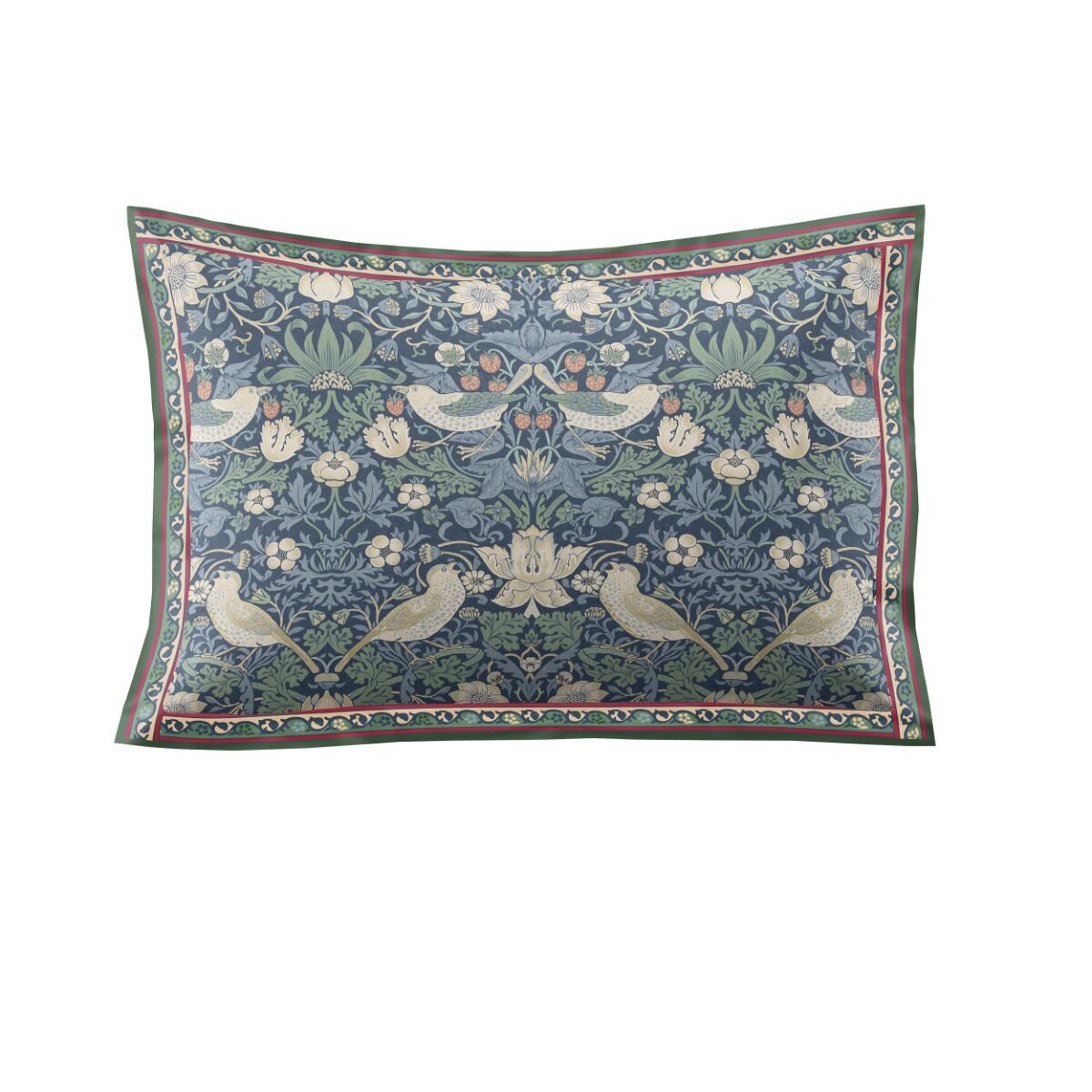 William Morris At Home Midnight Strawberry Thief Prussian Blue Bedding