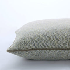 Laura Ashley Milbourne Herringbone Grey Sage 45x45cm Microfibre Cushion