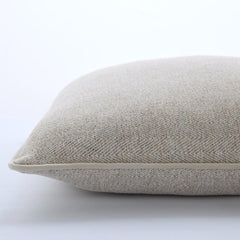 Laura Ashley Milbourne Herringbone Truffle Natural 45x45cm Microfibre Cushion