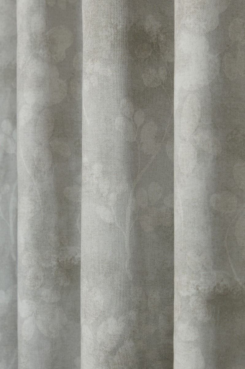 Laura Ashley Millhayes Natural Ready Made Blackout Eyelet Curtains