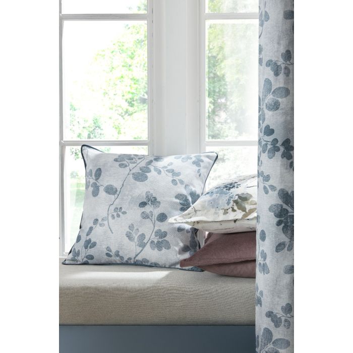 Laura Ashley Millhayes Smoke Blue 45x45cm Cushion