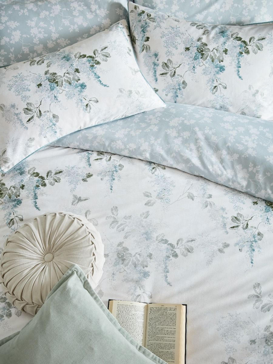 Laura Ashley Mirabelle Pale Seaspray Bedding