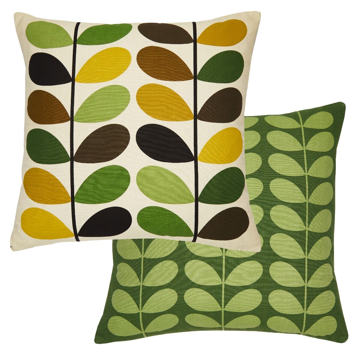 Orla Kiely Multi Stem Fern/Ochre 50x50cm Microfibre Cushion