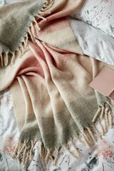 Laura Ashley Ortonby Plaster Pink Throw