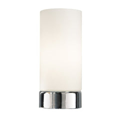 Owen Touch Table Lamp Polished Chrome Opal Glass