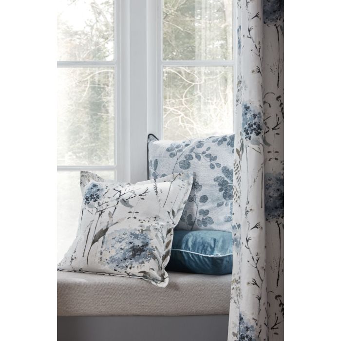 Laura Ashley Pallington Bloom Smoke Blue Cushion 45 x 45cm