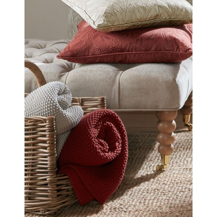 Laura Ashley Parker Terracotta Throw