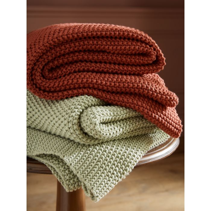 Laura Ashley Parker Terracotta Throw