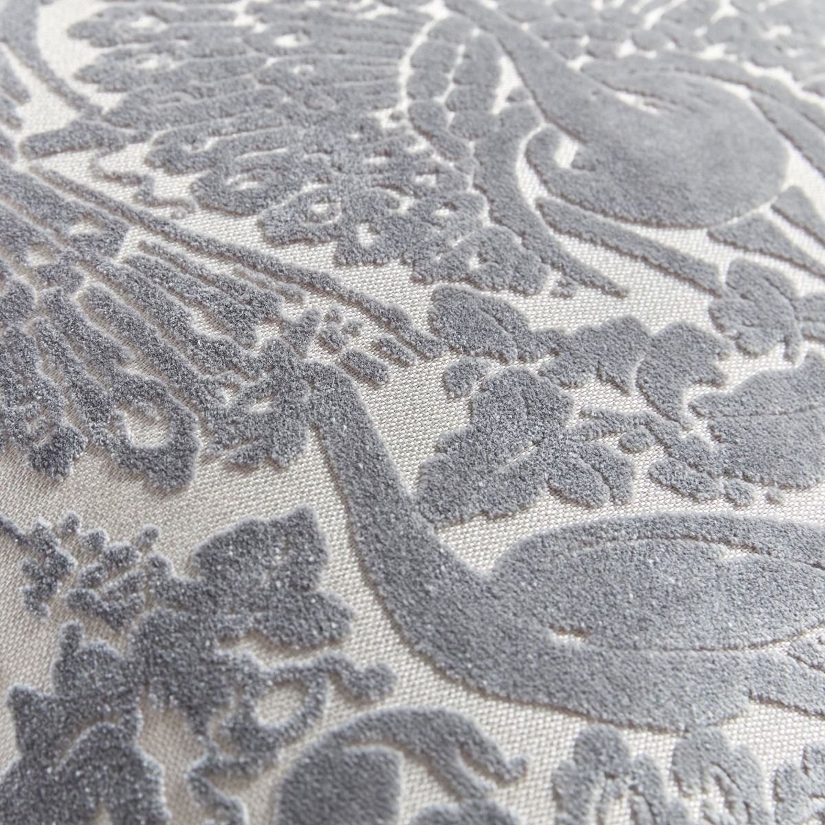 Laura Ashley Peacock Damask Steel Mf 50x50cm Cushion