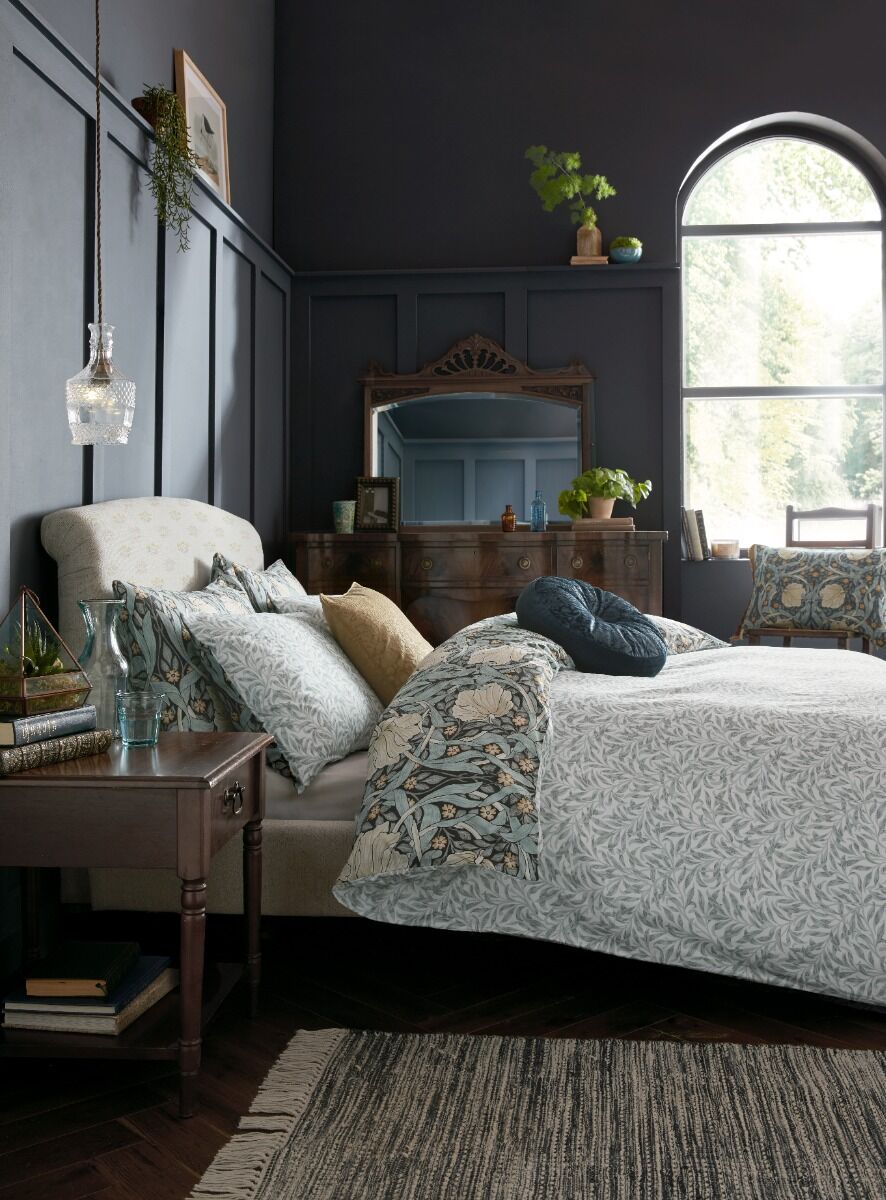 William Morris At Home Pimpernel Indigo Bedding