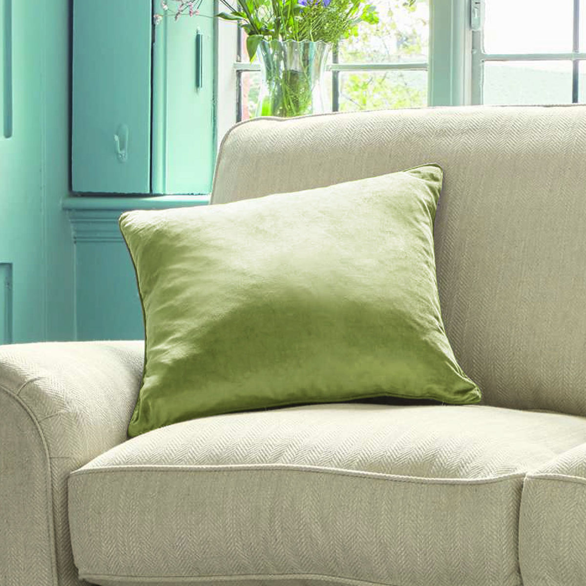 Laura Ashley Nigella Pistachio Cushion