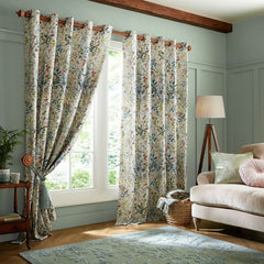 Laura Ashley Pointon Fields Multi Ready Made Curtains