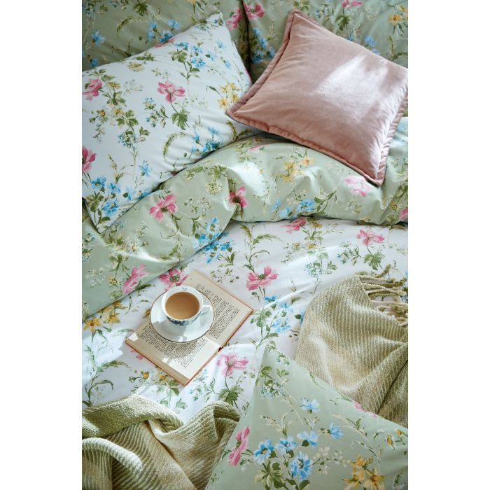 Laura Ashley Home - Lenzuola doppie, set di biancheria da letto in percalle di cotone, decorazione per la casa croccante e cool (giallo Evie, gemello Laura Ashley Home - Lenzuola doppie, set di biancheria da letto in percalle di cotone, decorazione per la casa croccante e cool (giallo Evie, gemello