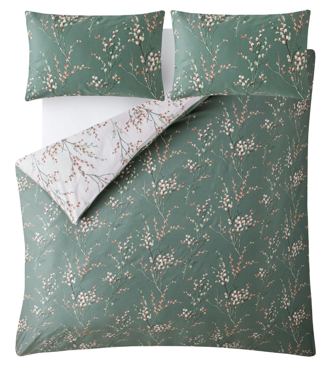 Laura Ashley Pussy Willow Fern Green Bedding