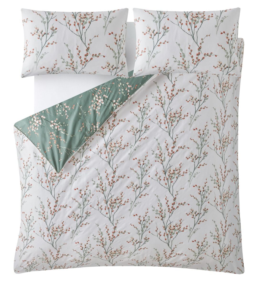 Laura Ashley Pussy Willow Fern Green Bedding