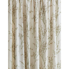 Laura Ashley Pussy Willow Off White / Hedgerow Ready Made Curtains Pencil Pleat