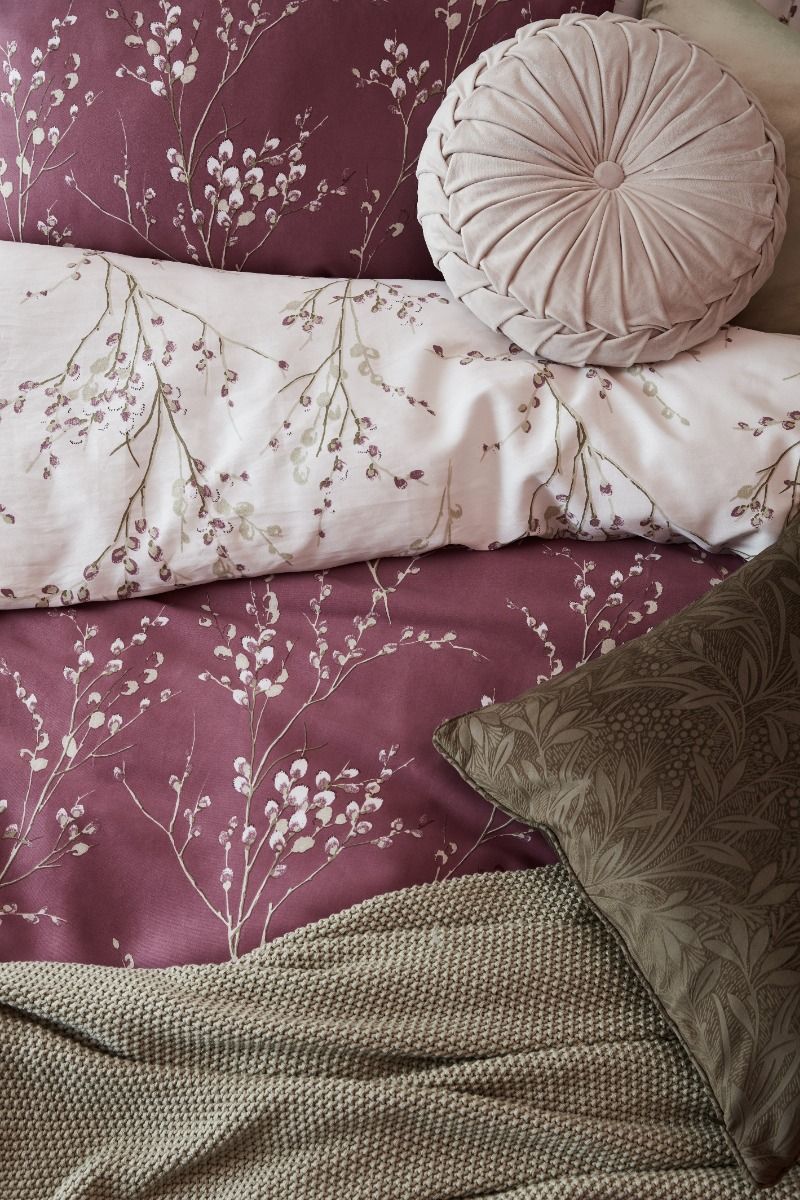 Laura Ashley Pussy Willow Plum Purple Bedding