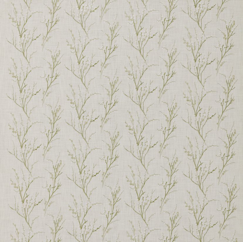 Laura Ashley Fabric  Pussy Willow Embroidered Hedgerow