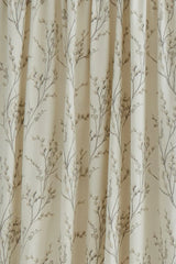 Laura Ashley Pussy Willow Offwhite / Dove Grey Ready Made Curtains Eyelet