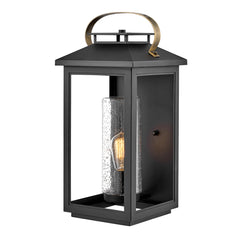 Atwater 1 Light Large Black Wall Lantern - Quintiesse Lighting