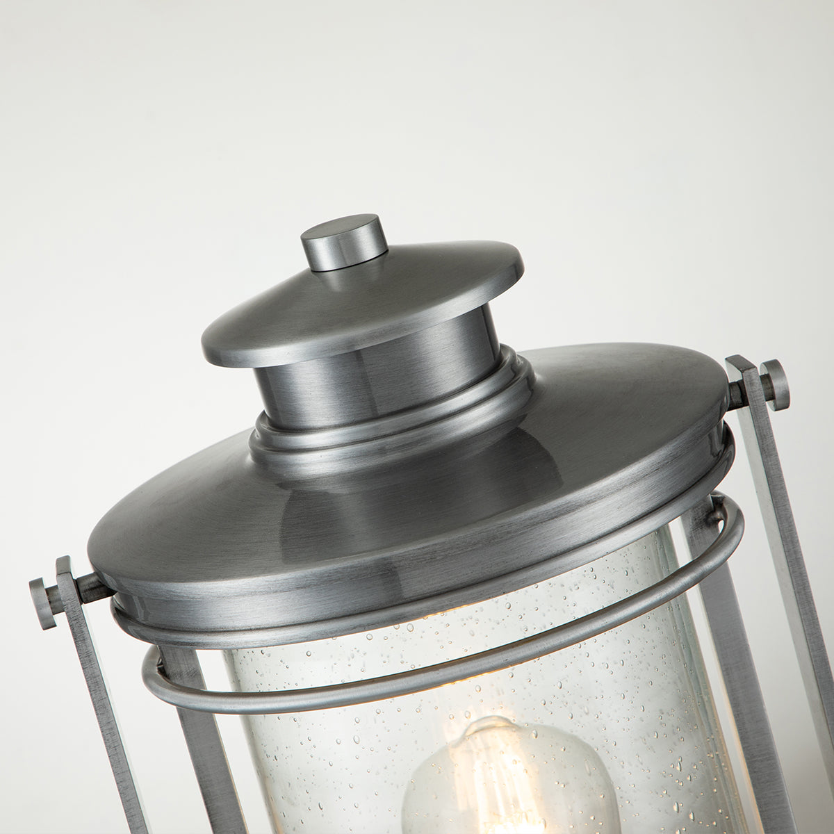 Booker 1 Light Medium Pedestal Lantern - Quintiesse Lighting