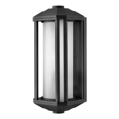 Castelle 1 Light Medium Wall Lantern - Black - Quintiesse Lighting