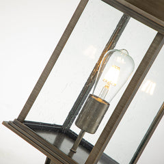 Grant 1 Light Large Pedestal Lantern - Quintiesse Lighting