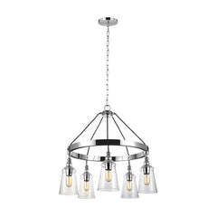 Loras 5 Light Chandelier - Quintiesse Lighting