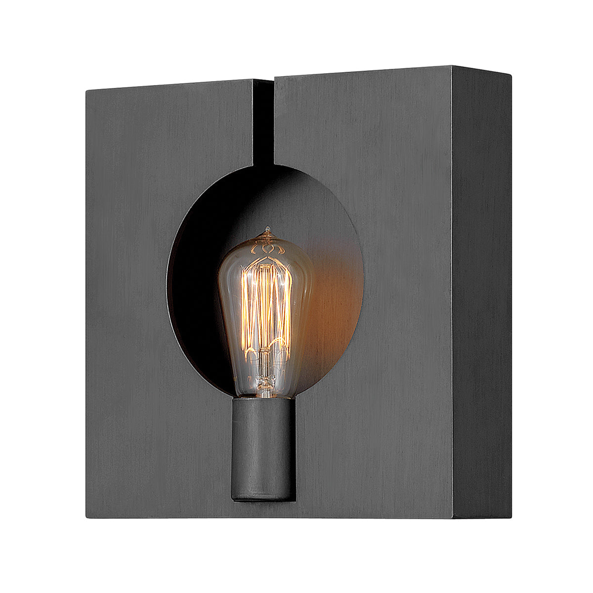 Ludlow 1 Light Wall Light - Brushed Graphite - Quintiesse Lighting