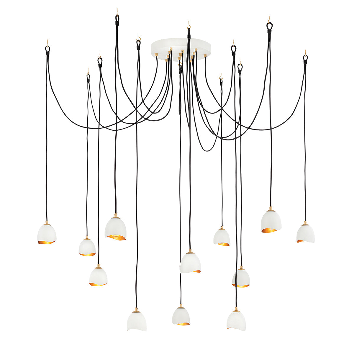 Nula 12 Light Pendant - Quintiesse Lighting