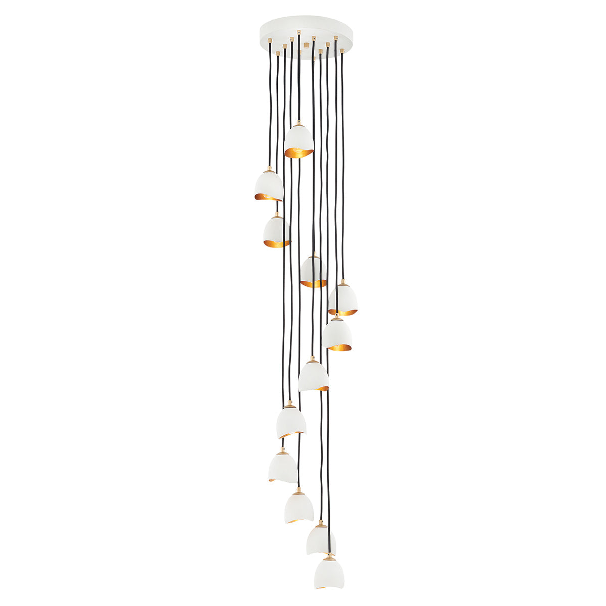 Nula 12 Light Pendant - Quintiesse Lighting