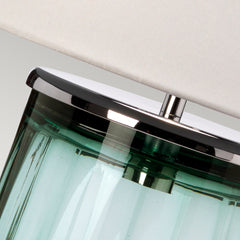 Reno Table Lamp - Green - Polished Nickel - Quintiesse Lighting