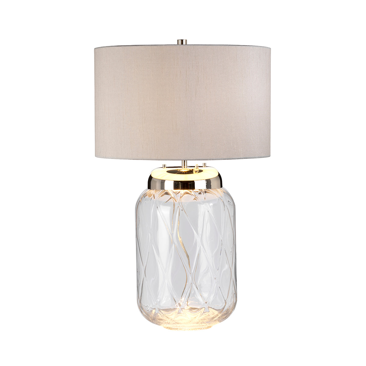 Sola 2lt Table Lamp - Titanium Shade - Quintiesse Lighting