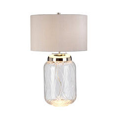 Sola 2lt Table Lamp - Titanium Shade - Quintiesse Lighting