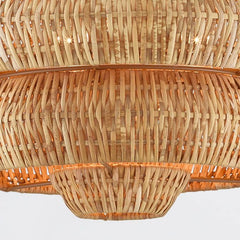 Antibes 3 lt Small Chandelier - Natural / Khaki Beige