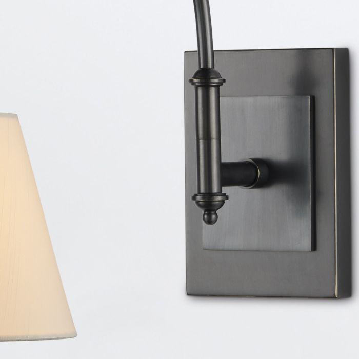 Ashby 1 lt Swing-Arm Wall Light - Oil Rubbed Bronze