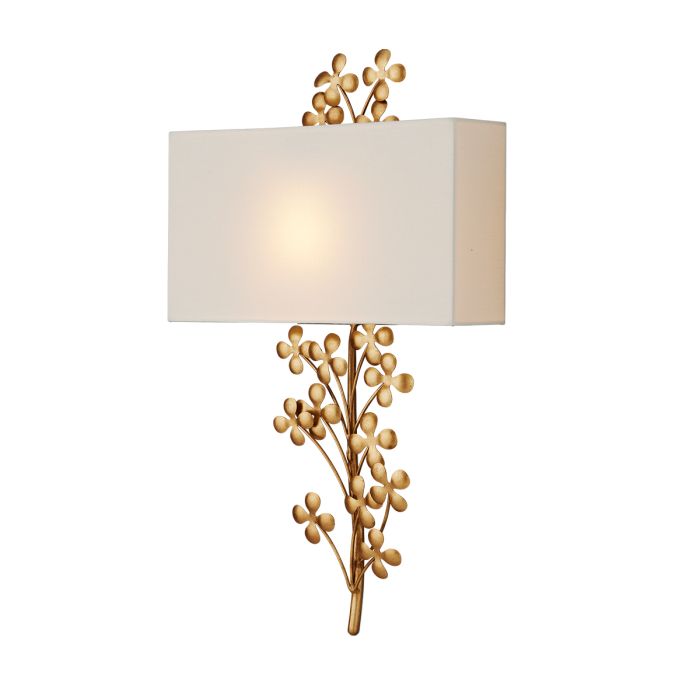 Cloverfield 2 lt Wall Light - Contemporary Gold Leaf / Contemporary Gold