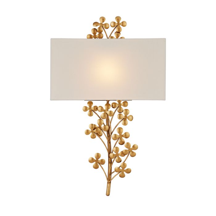 Cloverfield 2 lt Wall Light - Contemporary Gold Leaf / Contemporary Gold