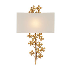 Cloverfield 2 lt Wall Light - Contemporary Gold Leaf / Contemporary Gold