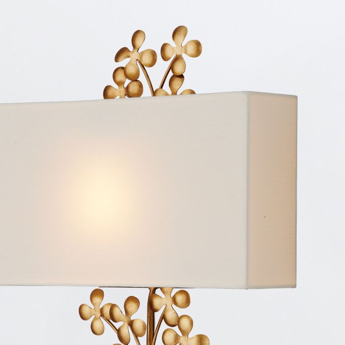 Cloverfield 2 lt Wall Light - Contemporary Gold Leaf / Contemporary Gold