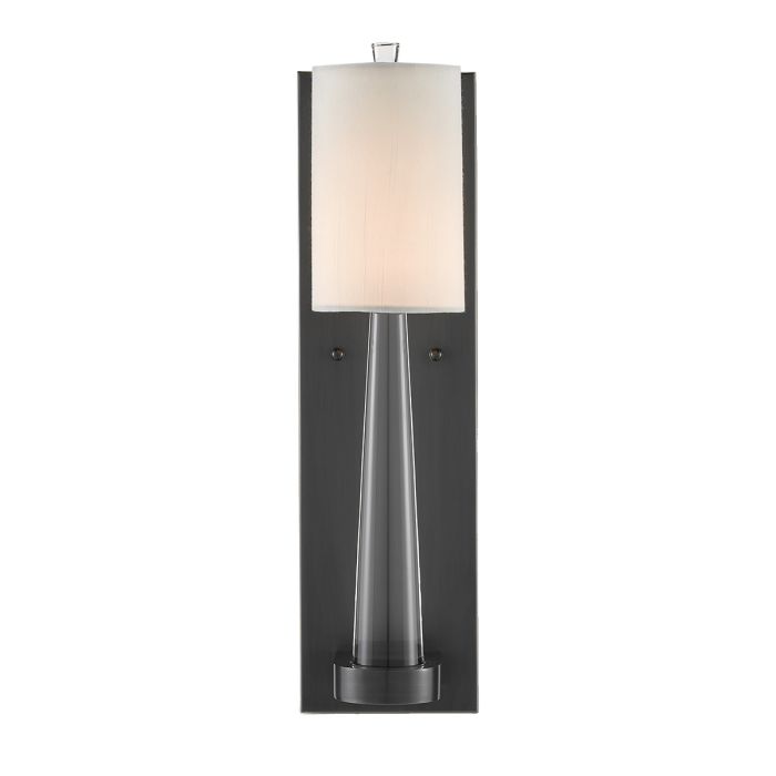 Junia 1 lt Wall Light - Clear / Oil Rubbed Bronze